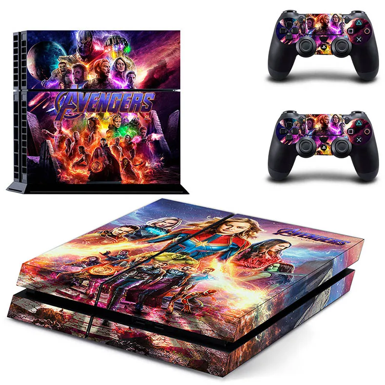 GYTM2555 Мстители: Endgame PS4 наклейка s Play station 4 кожа винило наклейка для Playstation 4 PS 4 консоль и контроллер скины Pegatinas - Цвет: GYTM2555
