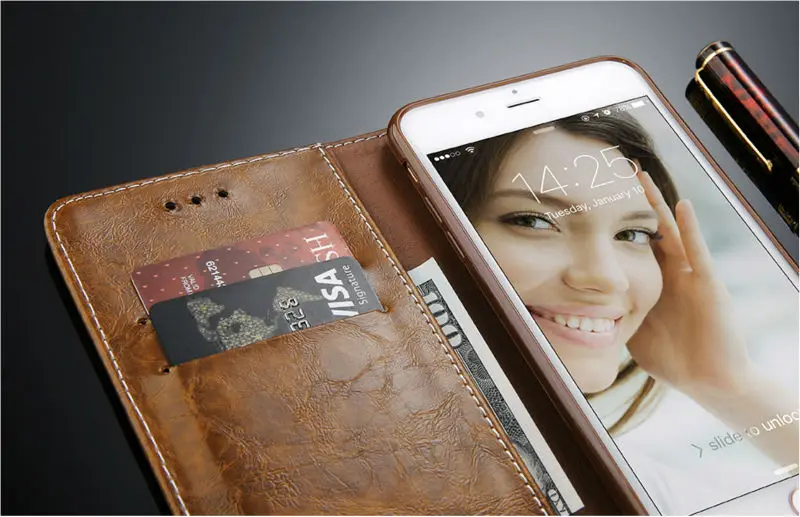 USLION Роскошный кожаный флип-чехол для телефона для iPhone 11 Pro Max 7 6 Plus кошелек отделения для карт чехол s Чехол для iPhone X XS Max XR 8 Plus