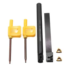 SNR0010K11 + SER1010H11 Internal / External Turning Tools Boring CNC Cutting Tool Holders With 11ER 11IR Inserts