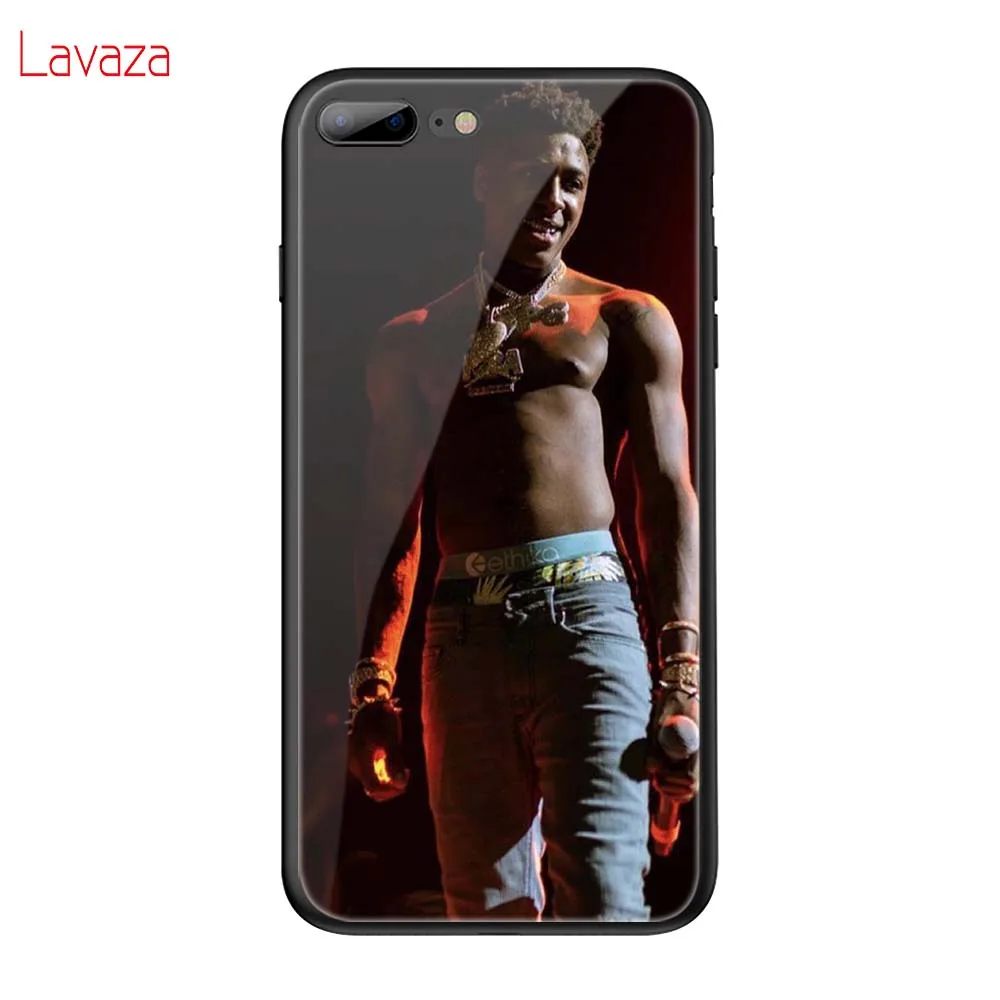 Lavaza Youngboy никогда не сломался снова закаленное стекло TPU чехол для iPhone 6 6S 7 8 Plus 5 5S SE XR X XS 11 Pro MAX чехол - Цвет: TG21