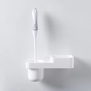 

A1 European creative free punching scrub toilet brush set LO428320