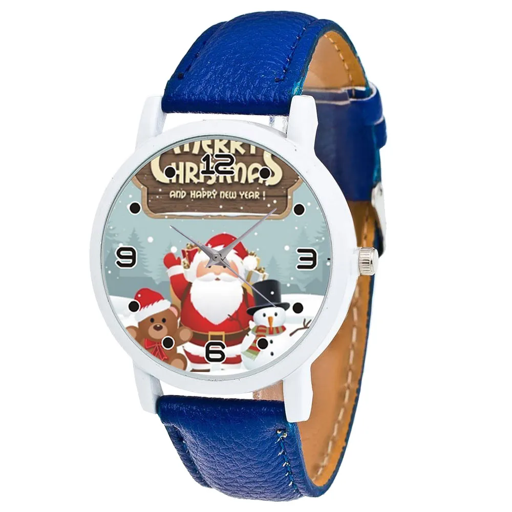 Xiniu, женские часы, Рождественский бриллиант, кожаный ремешок, аналоговые, кварцевые, Vogue, наручные часы, Gif Merry Christmas, часы для женщин#2