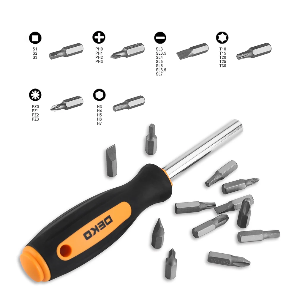 DEKO 196 Pcs Professional Car Repair Tool Set Auto