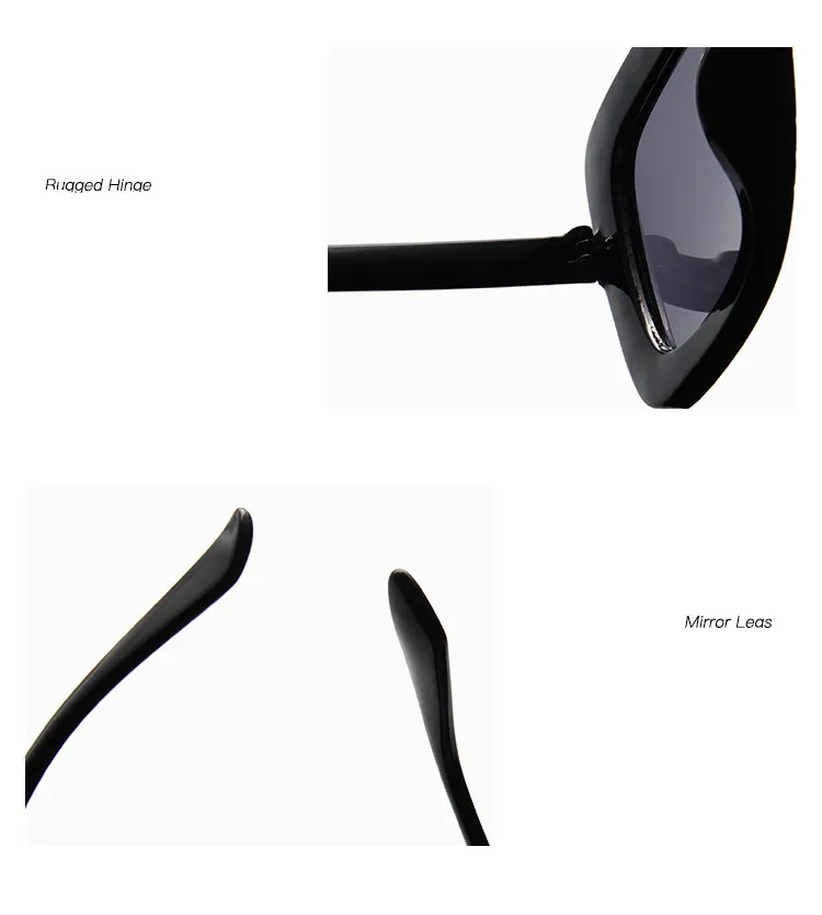 ASUOP2018 International Brand Sunglasses Ladies Crystal Multicolor Mirror Retro All Star Glasses Women Black Gray Hue Sunglasses (4)