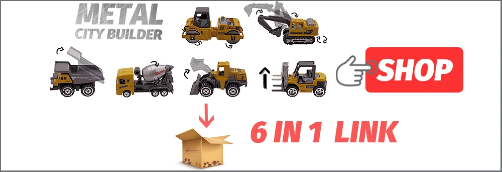 Сплав Мини инженерный автомобиль модель 1: 64 Металл литье под давлением Инженерная игрушка автомобиль игрушка самосвал вилочный погрузчик экскаватор игровой набор подарок