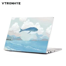 Чехол для Xiaomi mi Air 13," прыгающий Дельфин окрашенный супер тонкий защитный чехол для Xiao mi Air 13,3 чехол версия Capa Para