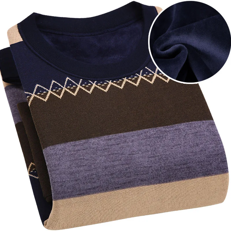 font b Men s b font Winter Warm font b Sweater b font Male Printing