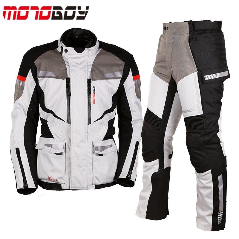 Motoboy Touring Adventure Motorcycle Protective 3layer Jacket&pant Suit