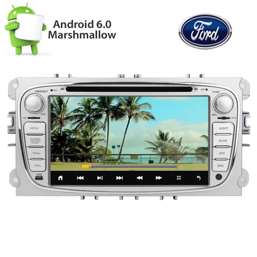 Android 0 Car DVD Player font b GPS b font Stereo Radio for Ford Mondeo Focus