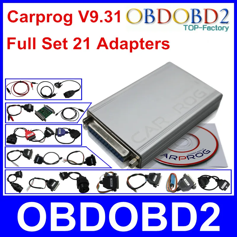 Prix pour Date CARPROG Ensemble Complet V9.31 Programmeur Auto De Réparation Airbag Réinitialiser outils De Voiture Prog ECU Chip Tuning Complet 21 Adaptateurs Livraison le bateau Prix pour Date CARPROG Ensemble Complet V9.31 Programmeur Auto De Réparation Airbag Réinitialiser outils De Voiture Prog ECU Chip Tuning Complet 21 Adaptateurs Livraison le bateau