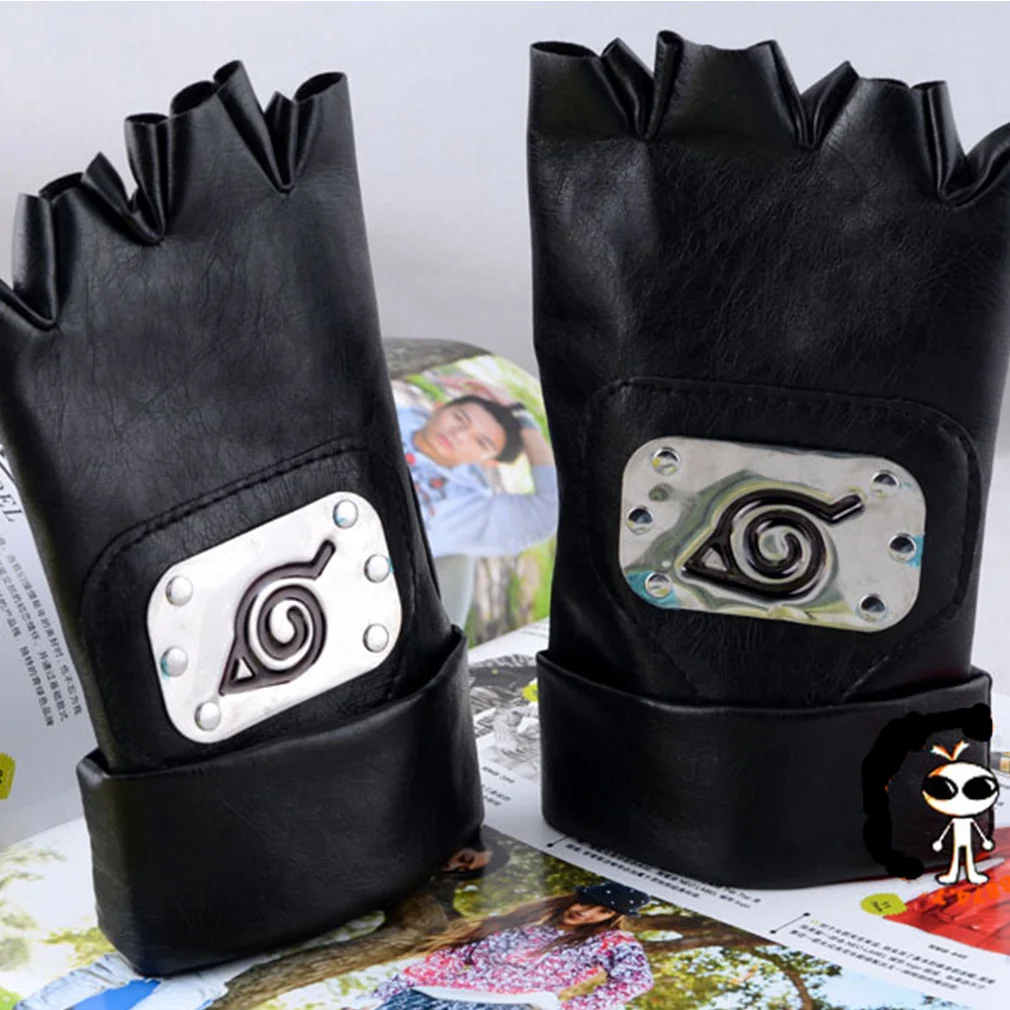 Hokage Ninjia Cosplay Kakashi Gloves Toys Children Naruto Leaf Village