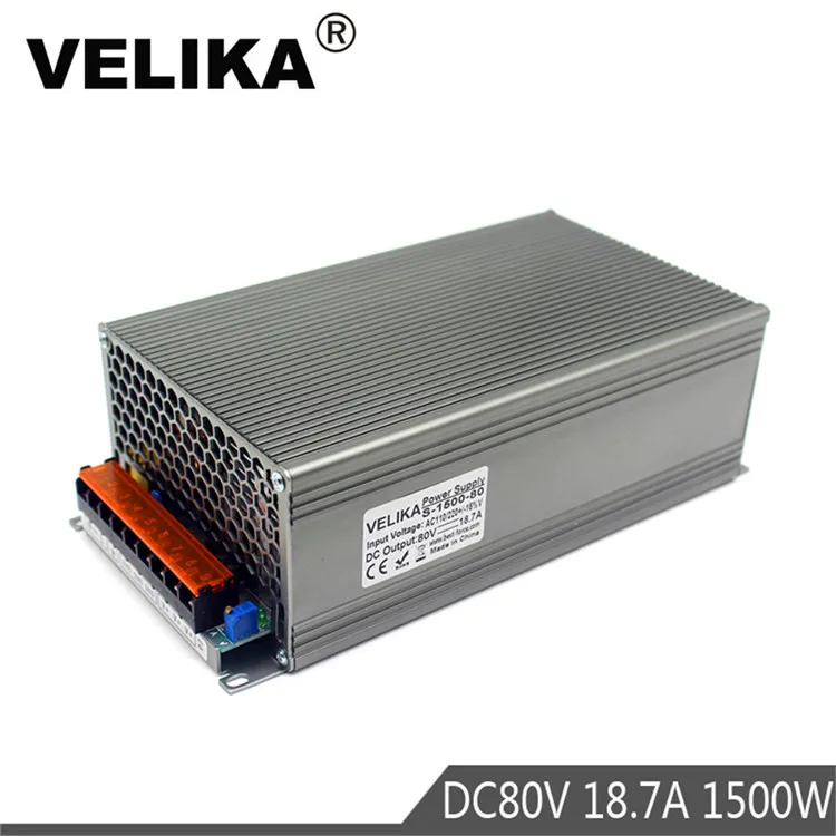 Универсальный DC24V DC36V DC42V DC48V DC55V DC60V DC70V DC80V DC90V 1500W импульсный источник Питание Трансформатор 110V 220V AC-DC импульсивный источник питания - Цвет: DC80V 1500W