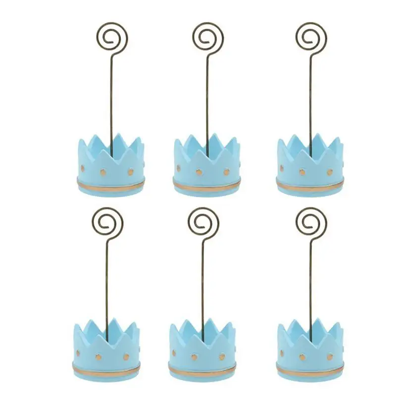 6 шт. держатель для карт Baby Shower Детские комплекты с таблицей именем на день