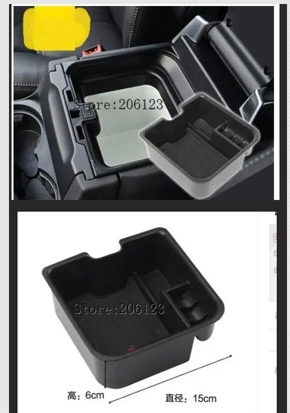 

Car organizer For Land Rover Discovery 4 2010-2016 Car central armrest storage box container glove case Auto accessories