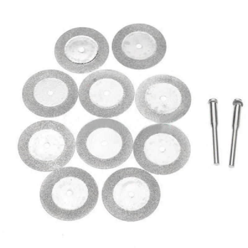 

10pcs Diamond Cutting Discs Cut Off Blade Drill Bit for Dremel Rotary Tool Abrasive Disc dremel accessories disco de corte 16mm