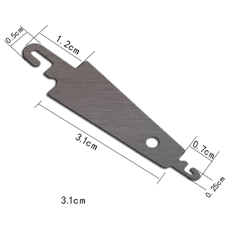 Стальной крюк Нитевдеватель Вышивка крестом Шитье DIY ремесло