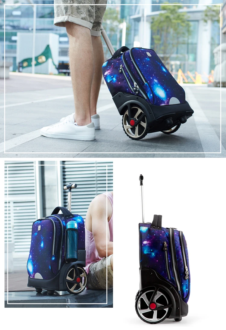 Новая детская мультяшная сумка на колесиках, детские чемоданы на колесиках, школьные сумки для мальчиков и девочек, милая сумка на колесиках mala