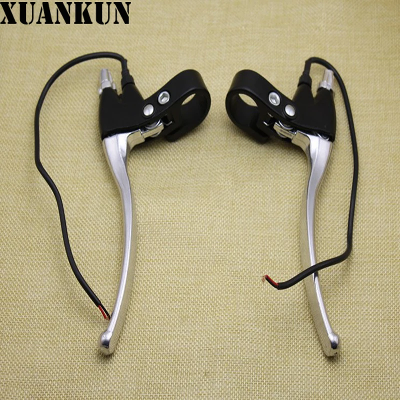 XUANKUN Aluminum Pedal Electric Car Battery Electric Bicycle Brake Handle Brake to Brake