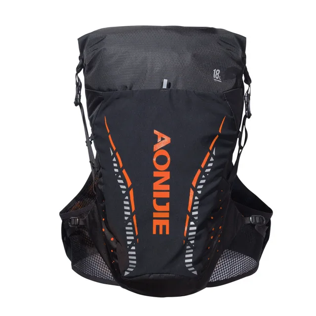 Orange AONIJIE C943 Открытый легкий гидратации рюкзак сумка жилет для 2L воды мочевого пузыря Туризм Кемпинг бег марафон гонки - Цвет: Orange