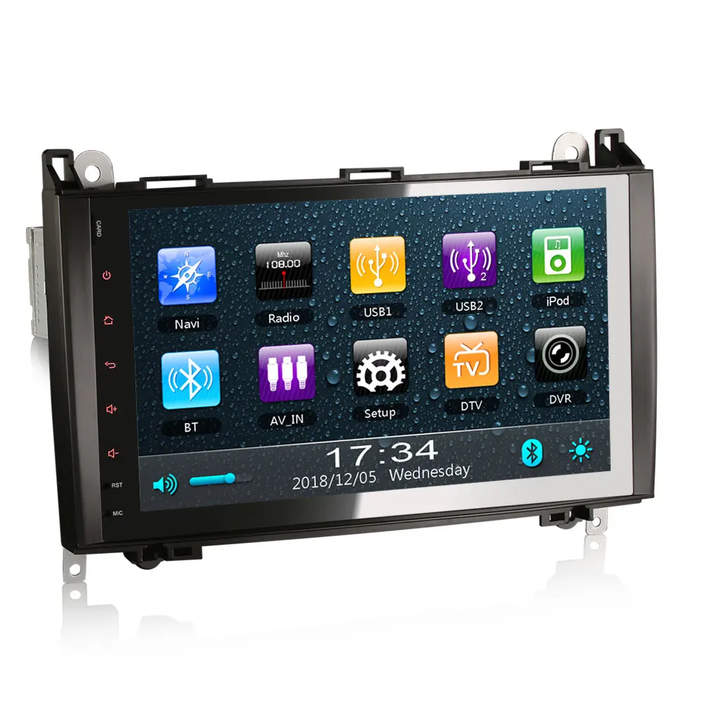 Erisin ES792B " 1 din автомобильный DVD 3g gps RDS Bluetooth DVD iPhone SWC USB DVR-IN для Mercedes Benz A/B класс спринтер Вито виано