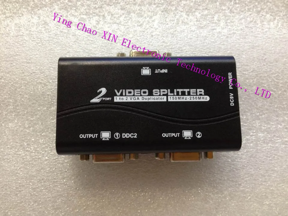 2 шт. Дубликатор видеосигналов VGA 250 МГц 1 порта|2 port|vga splitter port2 port vga |