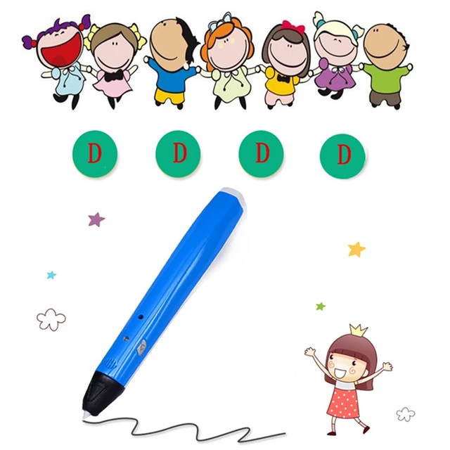 Best Offers New 3D Pen High Quality Seventh Generation Advanced DIY3D Pen with 20 Colors of PLA/PCL Art 3D Pen, Children's Drawing Tools