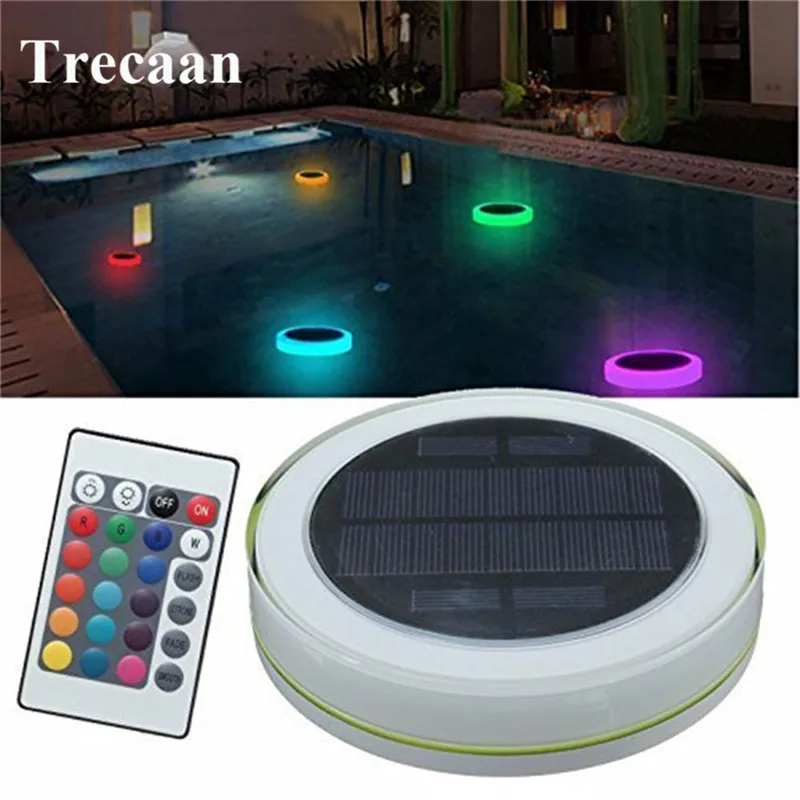 

Solar LED RGBW Swimming Pool Light Garden Party Bar Decoration 7 Color Changing IP68 Waterproof Pool Pond Floating lamp