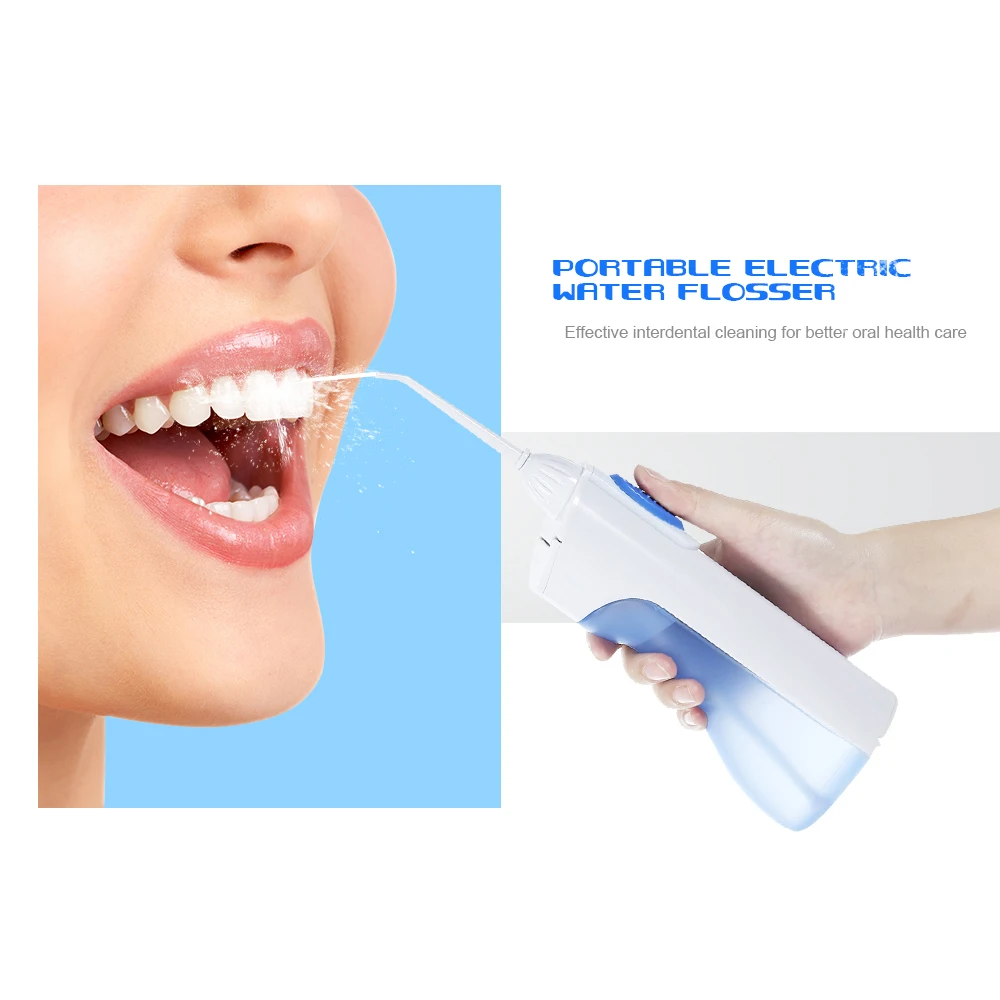 Portable Desktop Electric Dental Water Flosser Cordless Dental Water