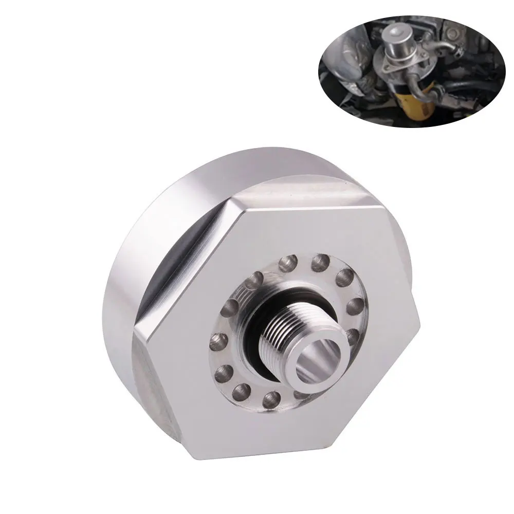 

Adeeing Caterpillar Fuel Filter Adapter No Filter for Chevy 01-16 oil filter base Oil Filter Wrench Car Socket Remover Tool