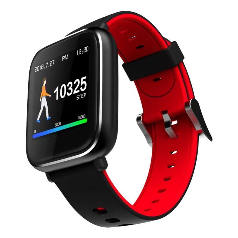 Сенсорный экран Водонепроницаемый Smart Watch Sport IP67 3D динамический мониторинг сердечного ритма крови Давление монитор Часы Браслет Для мужчин/Для женщин
