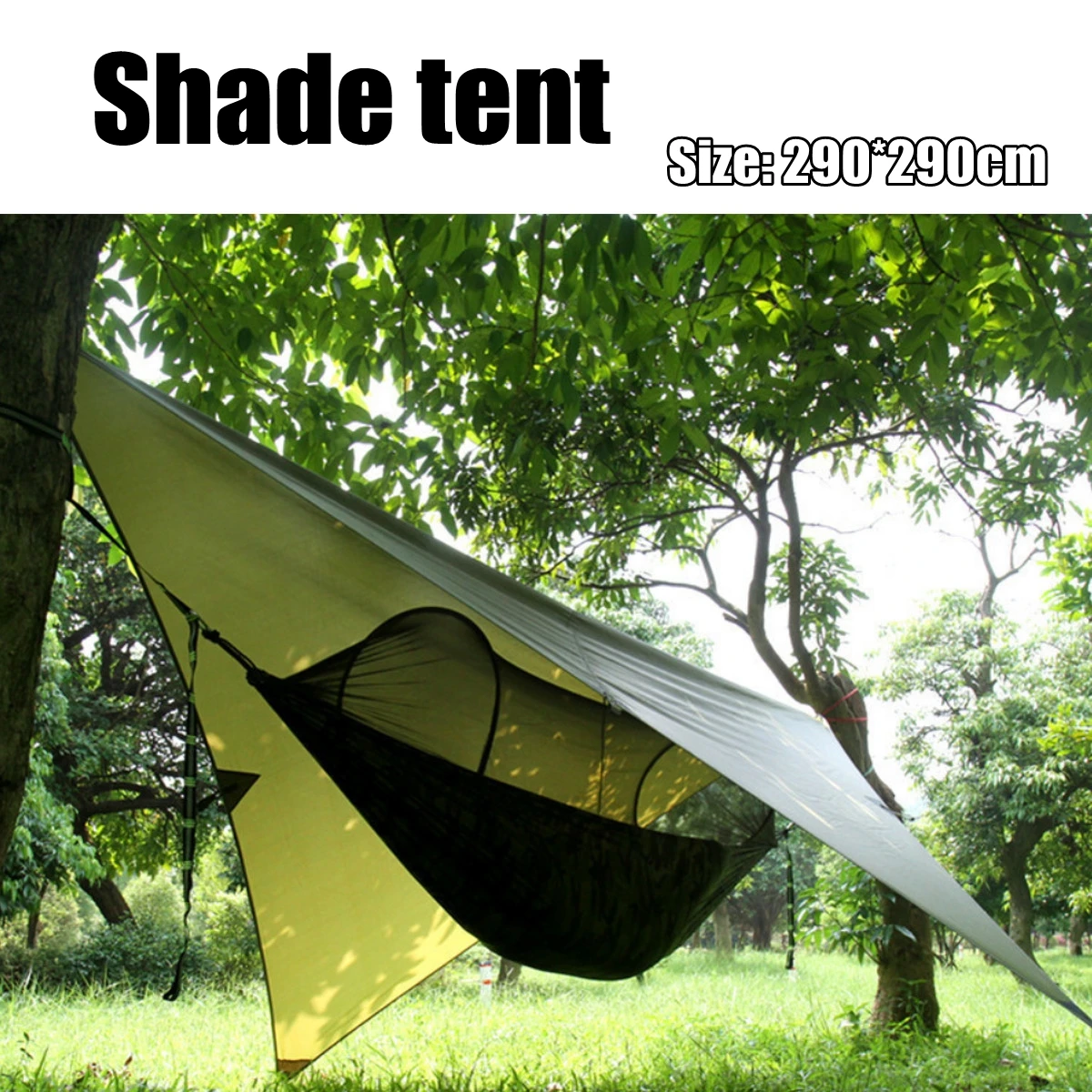 للماء خفيفة الوزن التخييم المظلة قماش القنب خيمة الشمس الظل أرجوحة المأوى النوم خيمة في الهواء الطلق خيمة