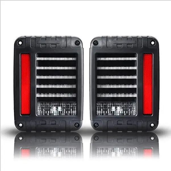

LED Taillight Assembly Integrated Highlight LED Signal Light Brake Light Reverse Light Suitable for Jeep Wrangler 2007-2015