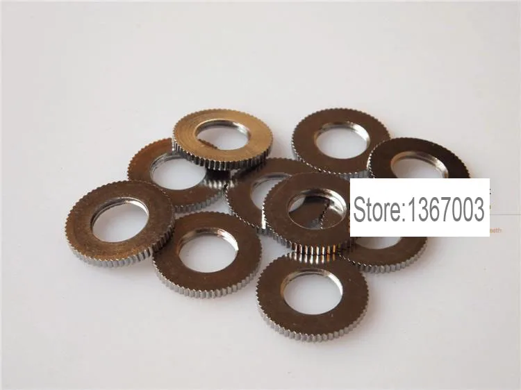 10pcs Plating M10* 2mm Dental Pipe, Tubular Copper Screw Nut, Gear Ring Meson Light Accessories DIY