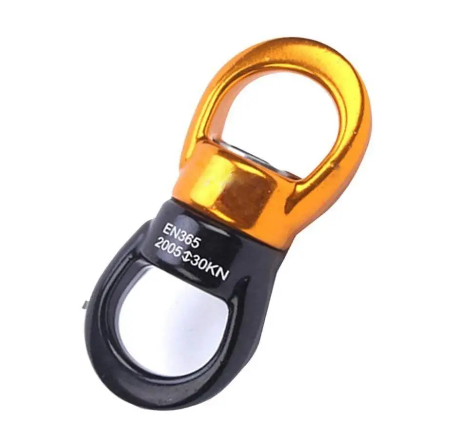 

FMN 10 Pcs CLIMBING 30kN Micro Rotator Climbing Rope Swivel Device Spinner Rock Climbing Arborist Backyard