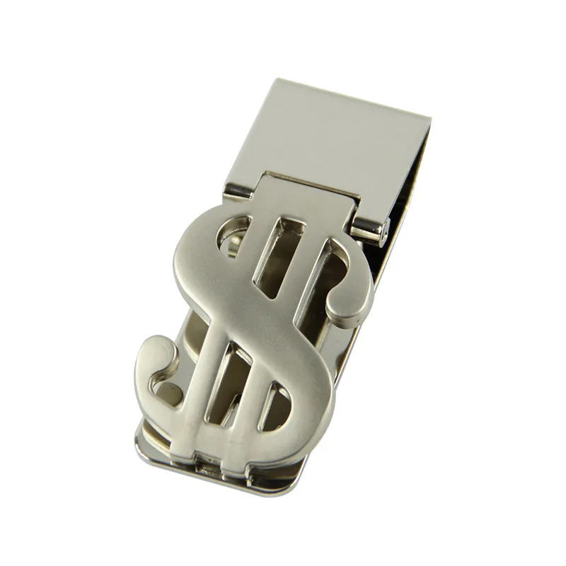 Metal Money Clip Slim Money Clip Stainless Steel Cash Bills Credit New Dollar Design