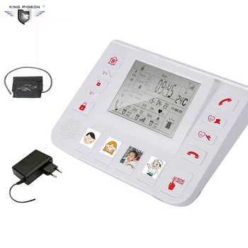 

Elderly Alarm Elder Care System Temperature Monitoring Fall Alarm Emergency Call LCD Display SMS GPRS Wireless GSM Home Security