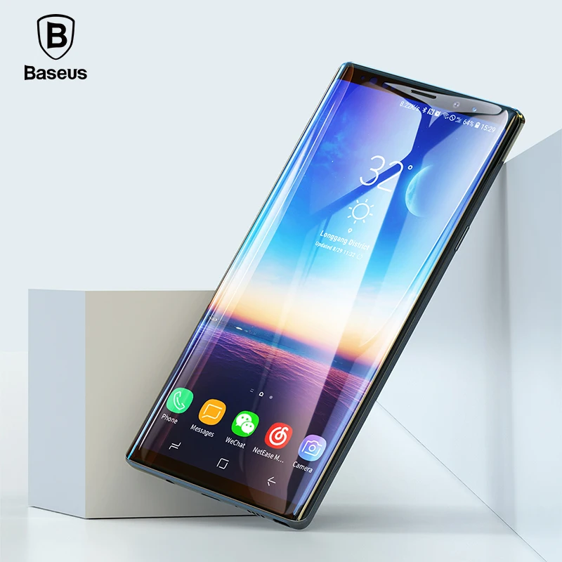 

Baseus 3D Surface Screen Protector For Samsung Note 9 0.3mm Thin 9H Tempered Glass For Samsung Galaxy Note 9 Protective Glass