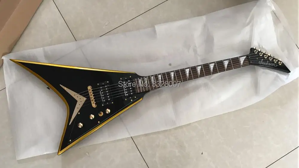 6 strings Jackson flying V guitar ;free shippingin Guitar from Sports