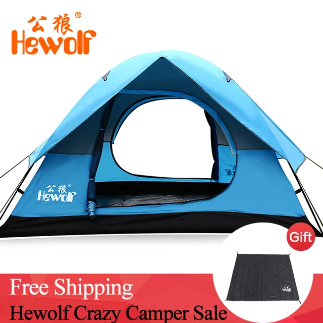 Cheap Outdoor Camping Tent 2 Person Waterproof Ultralight Family Tent for Camping & Fishing & Beach Camping Tent 200cm*148cm*110cm