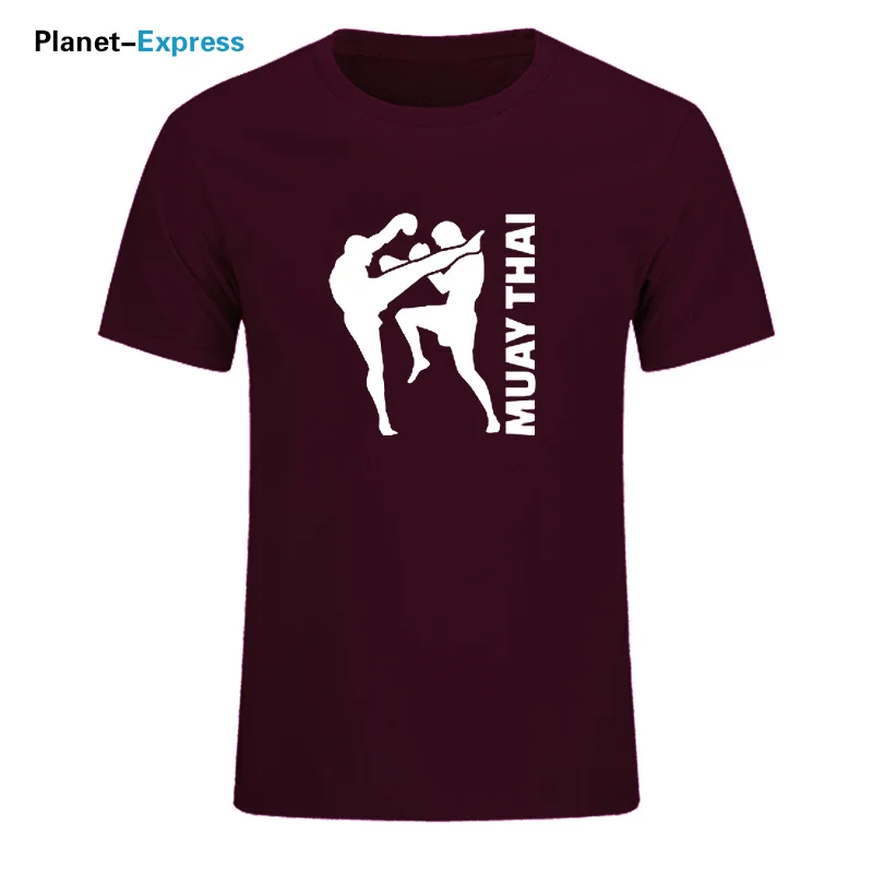 Мужская футболка Ultimate Fighting Muay Thai Hardcore Fight забавные хлопковые футболки летние