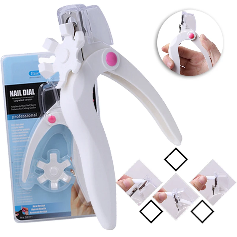 Mayitr Nail Clipper Cutter For False Nail Acrylic UV Gel False Tips Clipper Edge Cutter Manicure Cutter Clipper Scissors Tool
