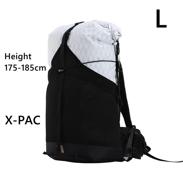 3F UL GEAR 35L рюкзак X-PAC/СВМПЭ материал легкий прочный путешествия Кемпинг Сверхлегкий походный - Цвет: XPAC White L