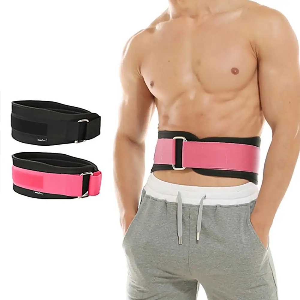 Unisex Fitness Protector Belt Weight Lifting Nylon EVA Squat Belt Lower