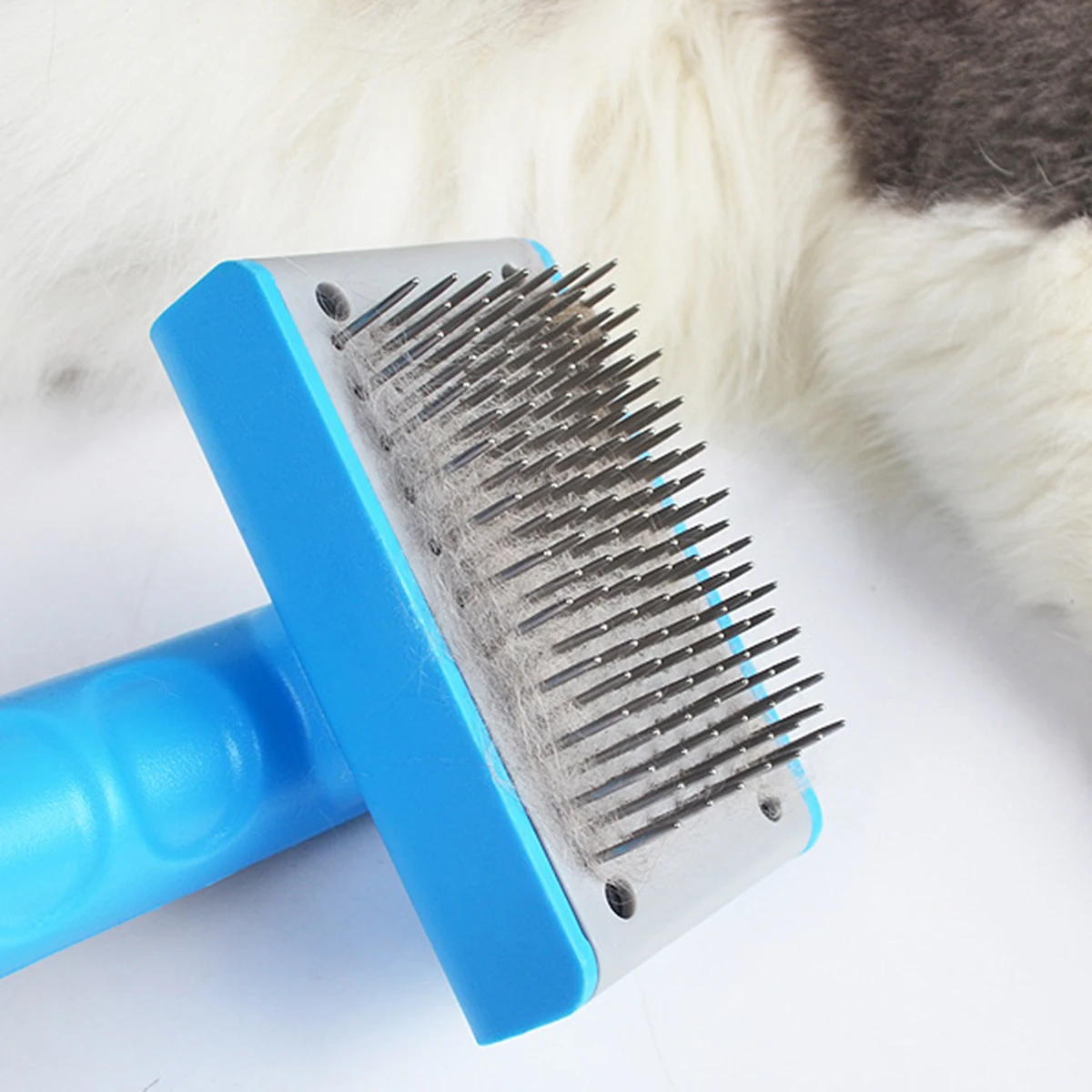Nosii Pet расческа гребень для ухода самоочищающийся Shedding щетка для удаления обрезки инструмент для собаки кошки