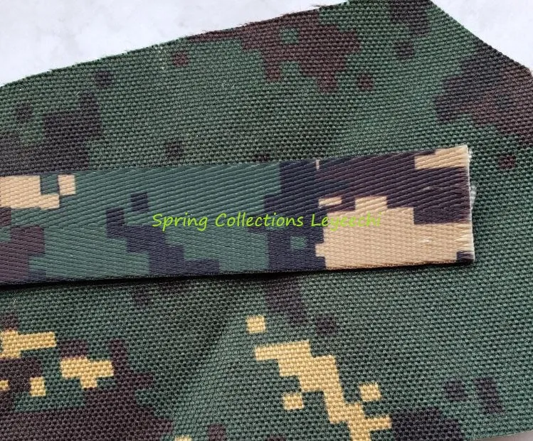 Tela Verde Militare Cinturino Nastro Tessuto Cotone Borse Cinghie Vestiti 10m