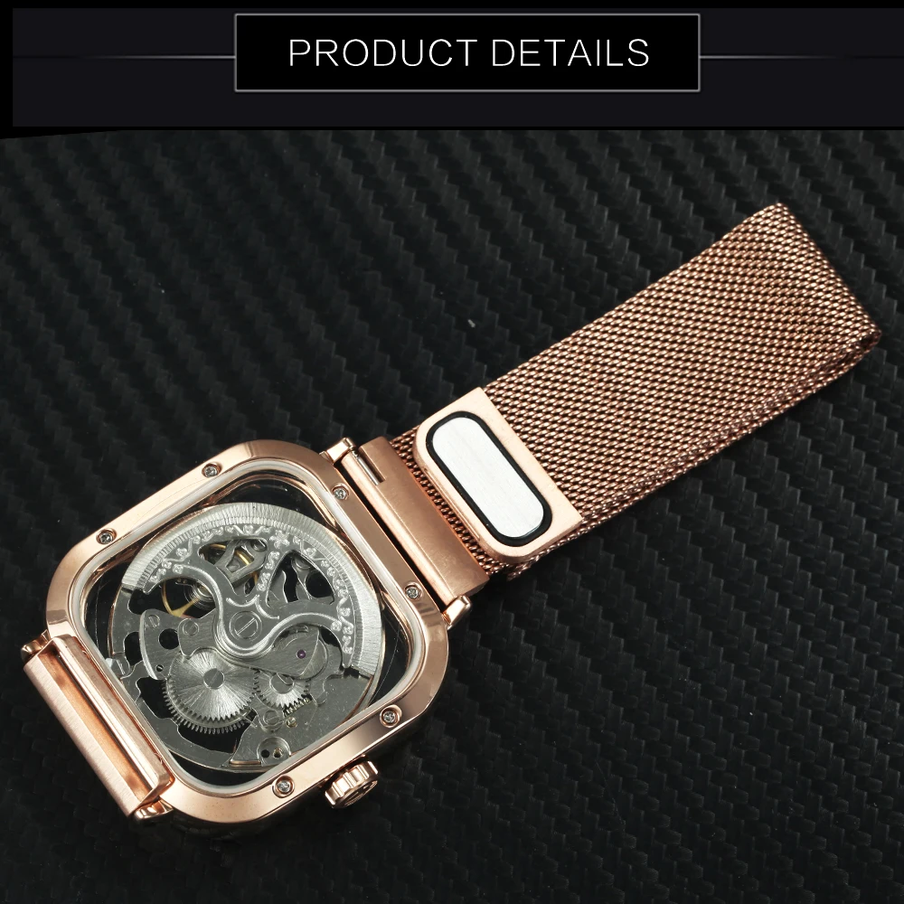 الفائز التلقائي ووتش الرجال النساء الهيكل العظمي الميكانيكية رجل الساعات أعلى العلامة التجارية الفاخرة المغناطيس حزام بارد فاسق مربع ساعة ... الفائز التلقائي ووتش الرجال النساء الهيكل العظمي الميكانيكية رجل الساعات أعلى العلامة التجارية الفاخرة المغناطيس حزام بارد فاسق مربع ساعة ...