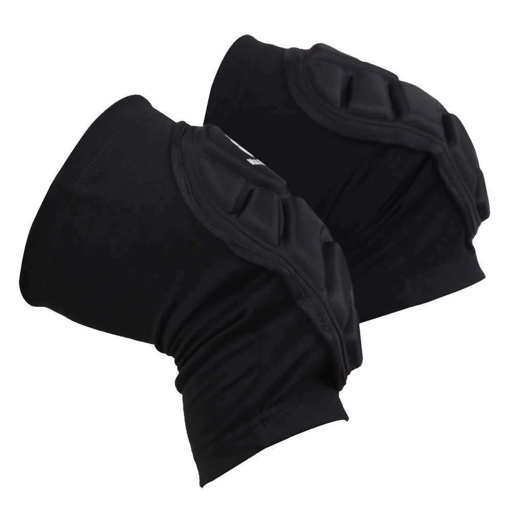 2 шт Wolfbike дышащие эластичные наколенники футбол, баскетбол, Спорт нога рукав Kneepad протектор S/M/L до колена
