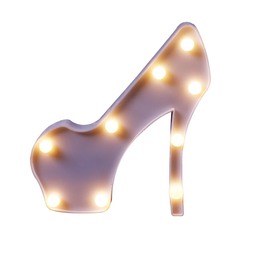 Романтическая Ночная лампа; туфли на высоком каблуке светодиодный обуви светодиодный светильник светодиодный ночной Светильник 3D Модные светодиодный ночной Светильник домашний декор Ночной светильник Настольная лампа D40