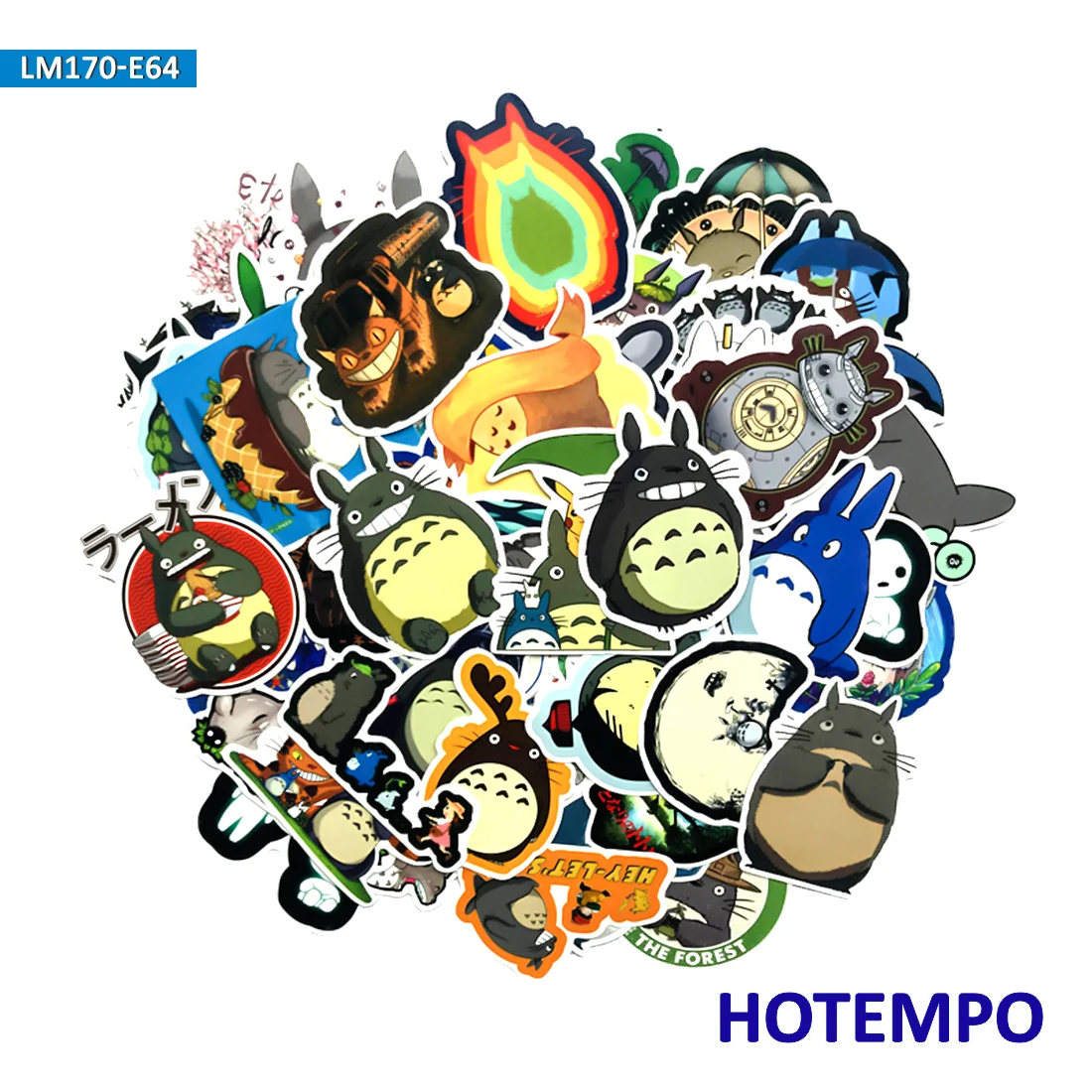 50/60pcs Classics Anime Cute My Neighbor Totoro Stickers for Mobile Phone Laptop Luggage Guitar Case Skateboard Bike Stickers 50/60pcs Classics Anime Cute My Neighbor Totoro Stickers for Mobile Phone Laptop Luggage Guitar Case Skateboard Bike Stickers