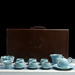 Чайный набор керамический чайный набор высокого качества большой набор кунг-фу Подарочный чайный набор чайный горшок чашка мойка